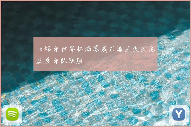 卡塔尔世界杯揭幕战东道主失利厄瓜多尔队取胜